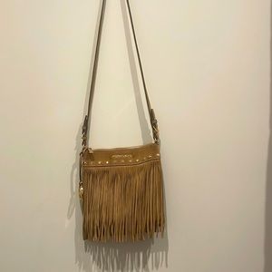 Tan tassel shoulder Bag